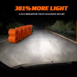 AUIMSOCO For Dodge Ram 1500 2500 3500 2019-2024 AUIMSOCO LED Headlight Bulbs Fog Light 6x