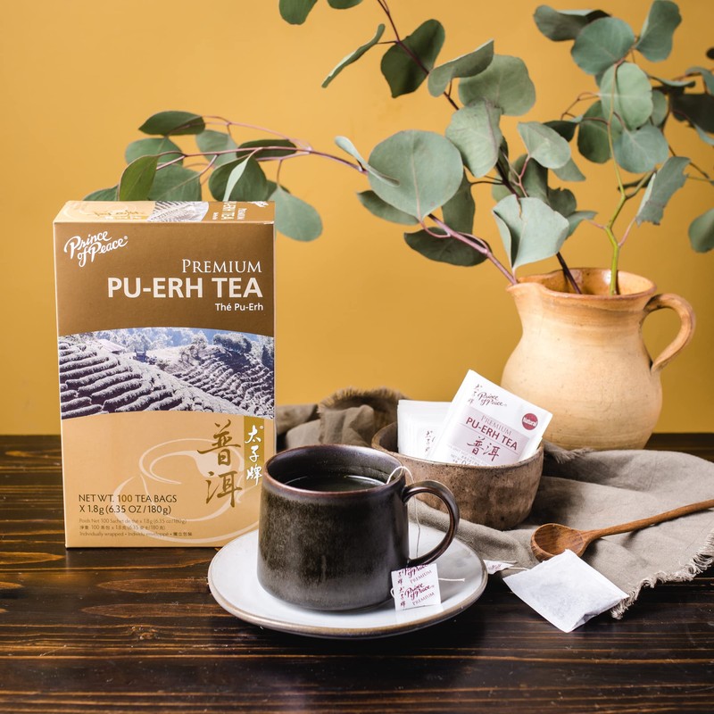 Prince of Peace Premium Pu-Erh Tea, 2 Pack - 100
