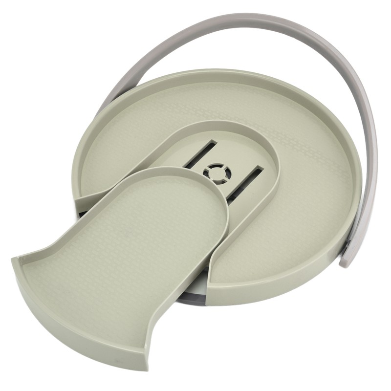 Kitchen Storage Turntable Non Skid Kitchen Spice Beverage Pull Out