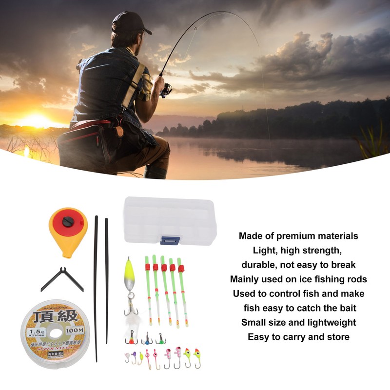 Mini Winter Ice Fishing Rod Pole Tip Rod Top Fishing