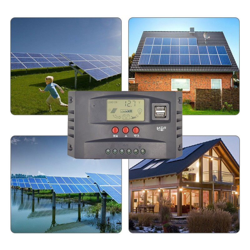 MPPT PV Solar Controller 12V 24V Automatic Voltage Regulation Photovoltaic
