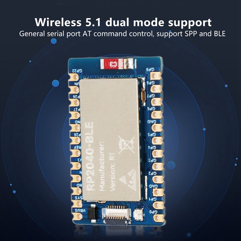 Microcontroller Development Board Split USB Interface Bluetooth 5.1 Dual Mode