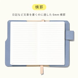 Iroha Publishing Notebook Mini A6 Transformation SUNNY Light Note Book Horizontal Ruled Silver L-LSLN-R-09