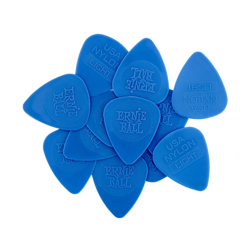 Ernie Ball Nylon Guitar Picks, Thin, 12-pack (P09135)