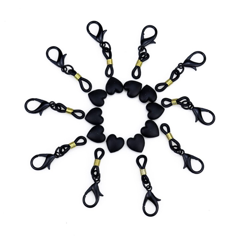 10 Pack Oxygen Tube Clips for Glasses Nasal Oxygen Cannula