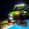 Nilight LED Light Bar Wiring Harness Kit 16AWG 12V On