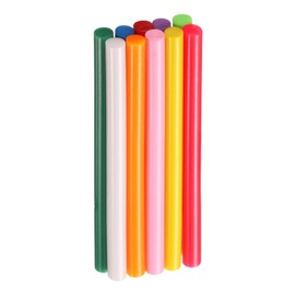 HARFINGTON 10pcs Hot Glue Sticks 0.28" Dia x 3.94" Long EVA Mini Hot Melt Adhesive Glue Stick for Hot Melt Gun Wood Plastic Glass Flowers Fabrics Foam, Multicolor