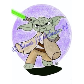 "Wanna Go~ Bub"  11" x 17" Print