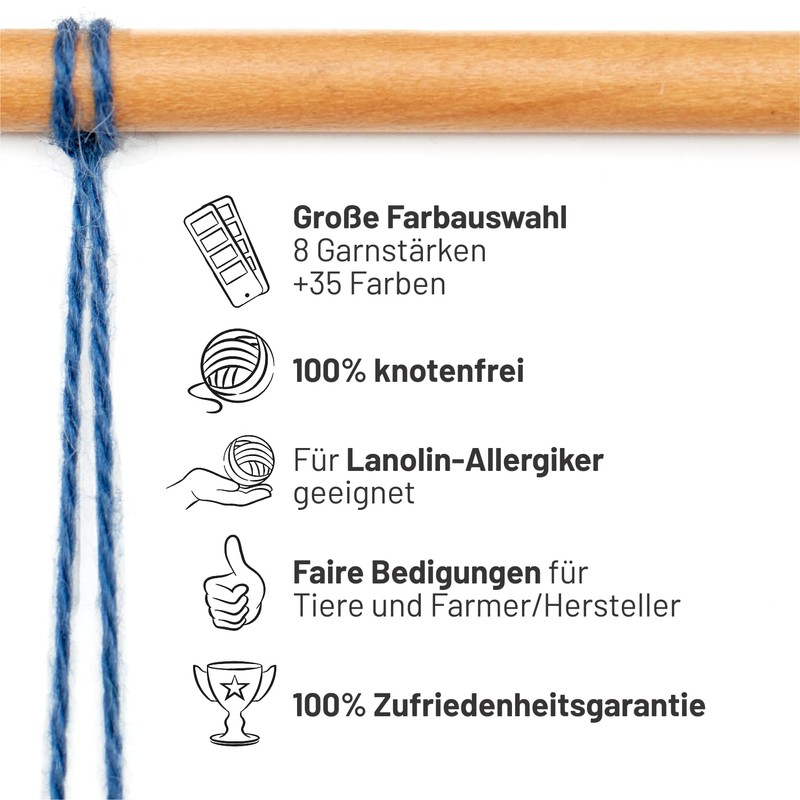 100% Baby Alpaca Wool in 50+ Colours (Scratch-Free) – 300
