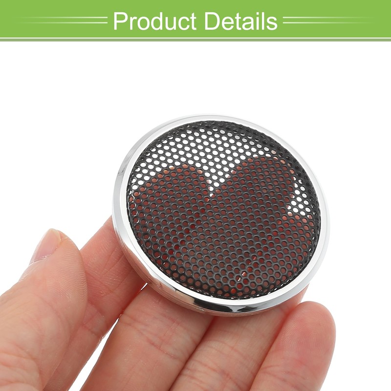 X AUTOHAUX Universal 1" Car Speaker Grills Cover Mesh Round