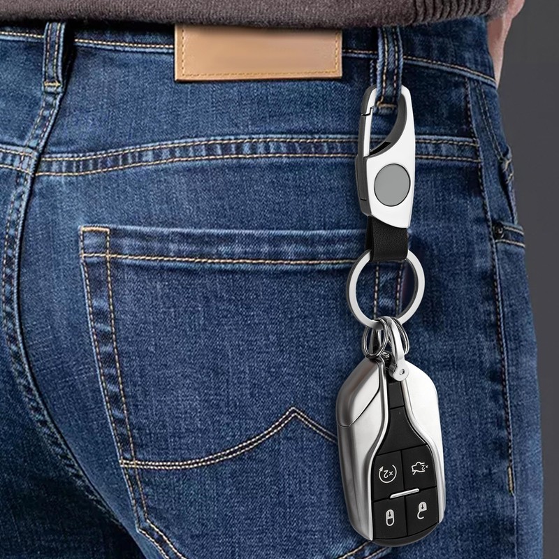 Gkeygo Carabiner Keychain, Key Chains for Car Key with 2