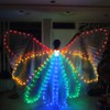 W WINTMING Women Christmas Costume LED Belly Dance Isis Wings
