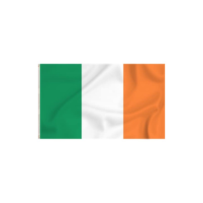 Storm&Lighthouse Ireland Flag Irish Flags 5ft x 3ft with Eyelets