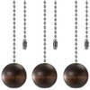 Ceiling Fan Pull Chain Decorative Walnut Wooden Ball Pull Chain