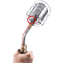 Alfrendant Enhanced Torch Attachment Stainless Steel BBQ, Broiler Crème brûlée