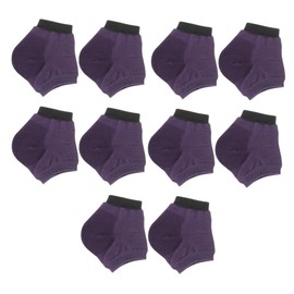 IWOWHERO 5pairs Moisturizing Heel Socks for Women Cracked Heel Treatment Socks for Dry Skin