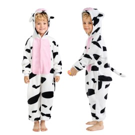 Seawhisper Children's Cow Costume, Jumpsuit, Plush Costume, Carnival, Boys, Girls, 116–122