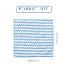 Roseyan Pack of 5 Microfibre Cleaning Cloths, Ultra Absorbent Cleaning Cloths, Anti-Oil Cleaning Cloths for the Kitchen, Non-Stick Microfibre Cloths, Wash Cloths for Household and Kitchen