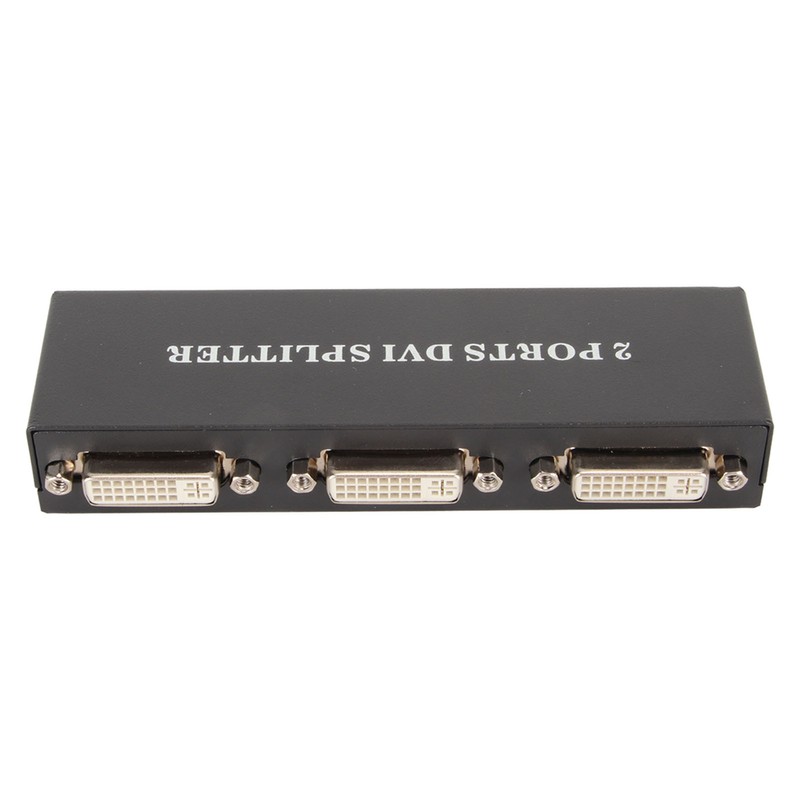 1x2 DVI Splitter 1 in 2 Out Support Resolution Up