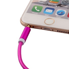 Aux Cable 3.5mm, Mini jack to Mini jack Nylon Braided Headphone Aux to Aux cord Leads for Car, Stereo jack Cables Compatible with Earphone Car Speaker Amp Soundbar TV PC Laptop MP3 Player (Pink.)