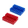 HARFINGTON 2pcs Plastic Hex Shank Screwdriver Bit Holder Organizer 32