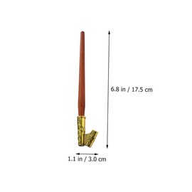 GANAZONO 2pcs Retro Style Calligraphy Pen Holder Oblique Dip Pen Holder Easy Clean Ergonomic Grip