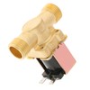 Brass Electric Solenoid Valve, 12V, 1/2 Inch, Water Control, Wear-Resistant,