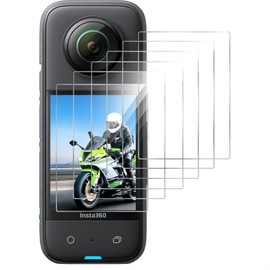 GIOPUEY Screen Protector for Insta360 X5, HD Ultra Thin Flexible Screen Protector, Anti-Scratch, Anti-Reflective, Transparent, Pack of 6