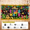 Cinco de Mayo Banner, Large Fabric Mexican Backdrop Decorations, Sign