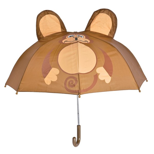 Rhode Island Novelty Monkey Rain Animal Series Kids Shield Umbrella