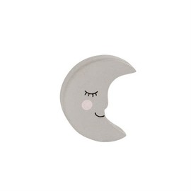 Sass & Belle Sweet Dreams Moon Grey Drawer Knob
