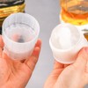 Molde redondo de silicona para cubitos de hielo, molde para