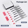 Lathe Turning Tool Set, 8mm Shank Metal Lathe 7-Piece Lathe