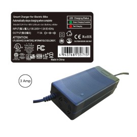 itech5430-522 3 Amp Smart Charger for HIMIWAY ESCAPE Moped-Style Electric Bike