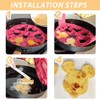 IKOPFLN 1 Stück Spiegeleierformen für die pfanne, silikonform waffeln, pochierte