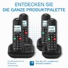 ALCATEL XL685 Duo - Cordless Landline Phone DECT for Seniors