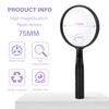 Magnifier, 10x and 30x, Handheld Magnifier, Large, Easy to View,