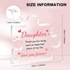 Daughter Gifts,Daughter Birthday Gift-Mother's Day,Valentine's Day, Christmas Best Gift for