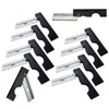 Derma-Safe Folding Utility Razor (10-Pack) for Survival & First Aid