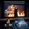 Wellsonic Native 1080P Mini Projector, Real 240 ANSI Lumens, Easy
