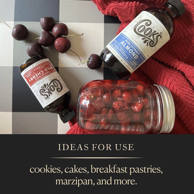 Cook’s, Pure Almond Extract for Baking, Cooking, and Mixology, Allergen