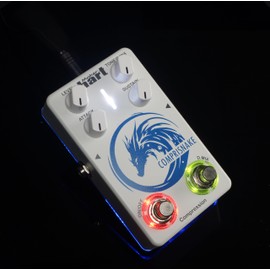 Maker hart COMPRISNAKE/COMPRESSION Direct Mix Compressor Pedal with D.MIX Switch - 4 Knobs High-Performance DSP, 32-Bit AD/DA Conversion, and 72-Bit Accumulator Process for Clear and Balanced Tone