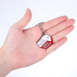 YUXIANLB Cute Keys Chains Women Keyring Accessories Funny Keychain For Car Keys White Elephant Gifts Sturdy Keychain Charms Cool Metal Keys Rings Personality Enamel Car Keys Rings For Bag Accessories