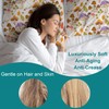 Mushroom and Floral Satin Pillow Case Silk Satin Pillowcase 1