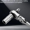 Bamyli Mini Ratchet 72 Teeth, 2-in-1 Reversible Ratchet Wrench 1/4