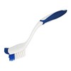 Dawn Dish Brush with Soft Nylon Bristles and Scraper, Blue/White