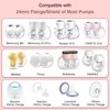 Flange Sizing Kit 6PCS 21mm for 24mm Flange/Shield of Pumps,