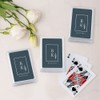WEDDINGSTAR Unique Custom Playing Card Wedding Favors - Stacked Monogram