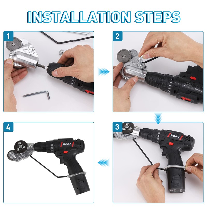 Upgraded Electric Drill Plate Cutter, New Metal Nibbler Drill Cutter