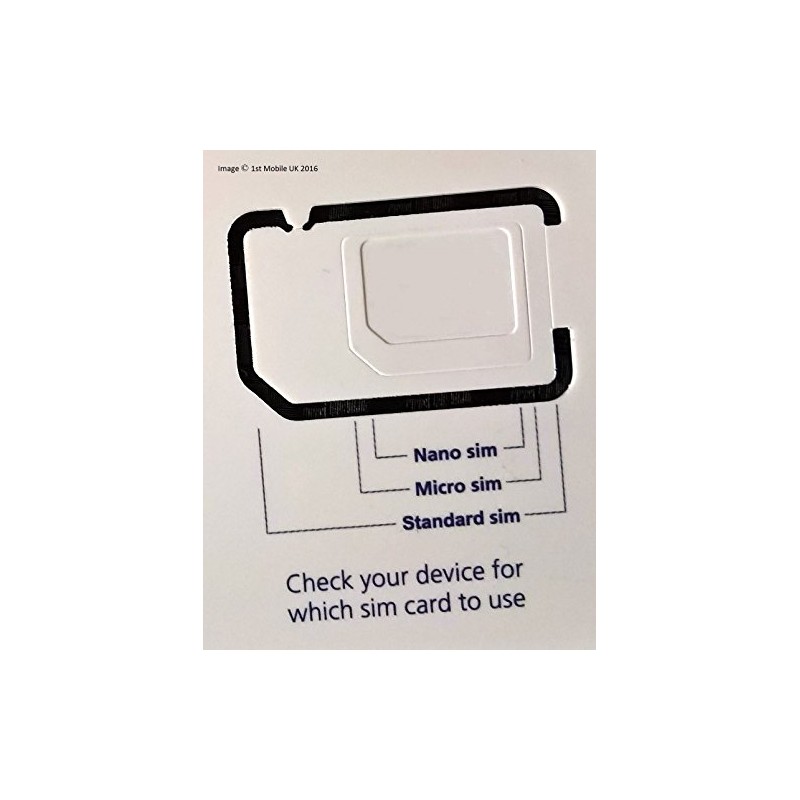 O2 Pay As You go sim card, BIG BUNDLE 25